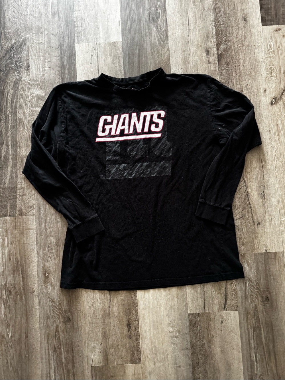 Vintage Giants Black Long-Sleeve Men's Shirt